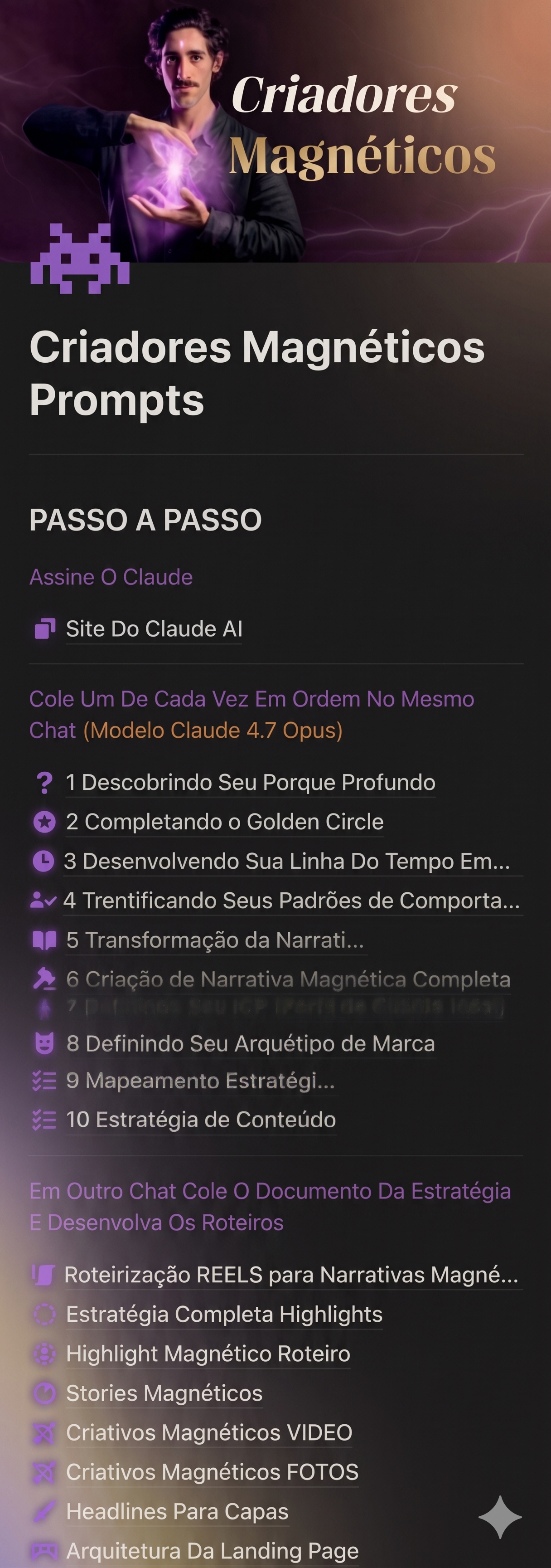 Biblioteca de prompts avançados