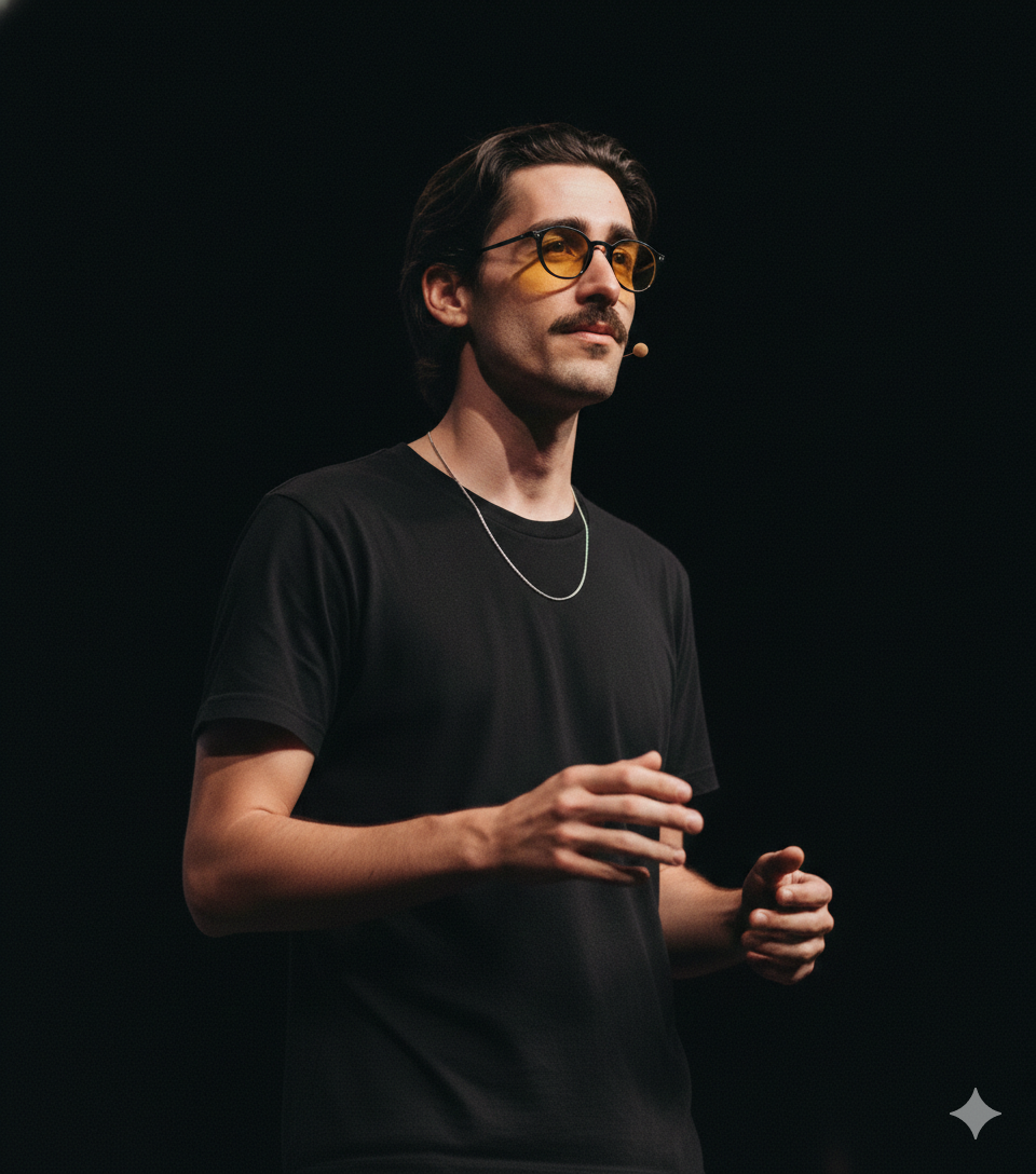 William Vidart no palco