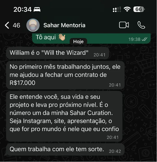 Conversa de feedback — Sahar
